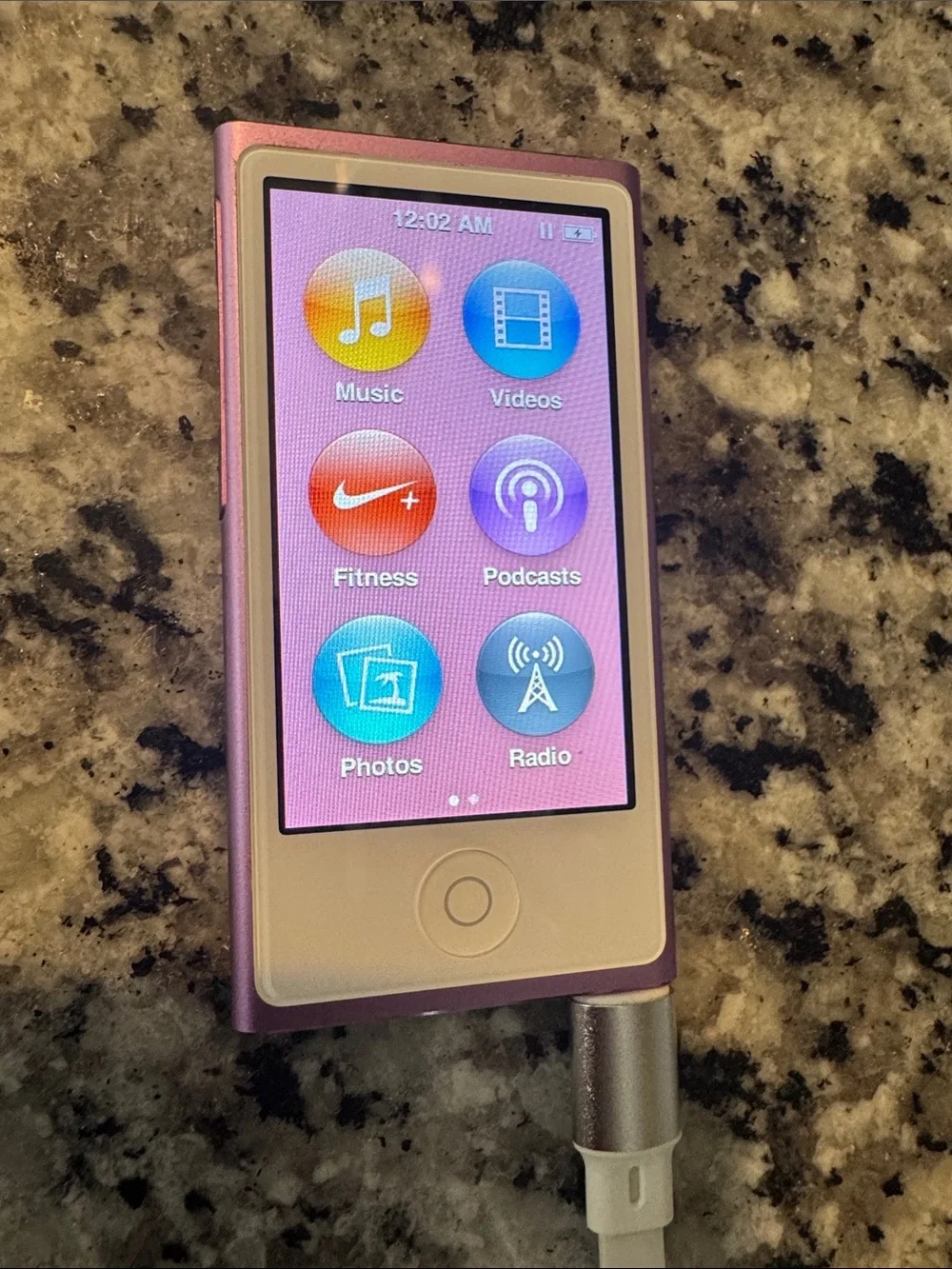 Apple Purple iPod Nano Touchscreen Media Player